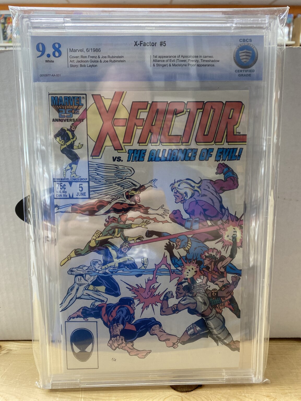 image Product Image for X-factor # 5 Cbcs 9.8