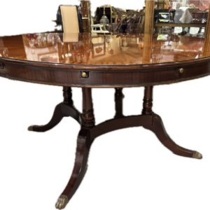 Product Image for Mahogany Expandable Dining Table 60″ to 84″ Round