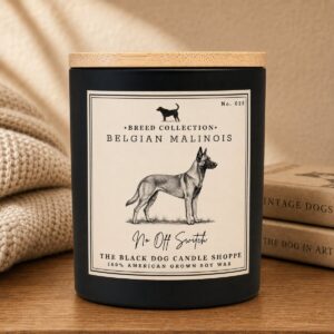 Product Image for Belgian Malinois Dog Breed Candle