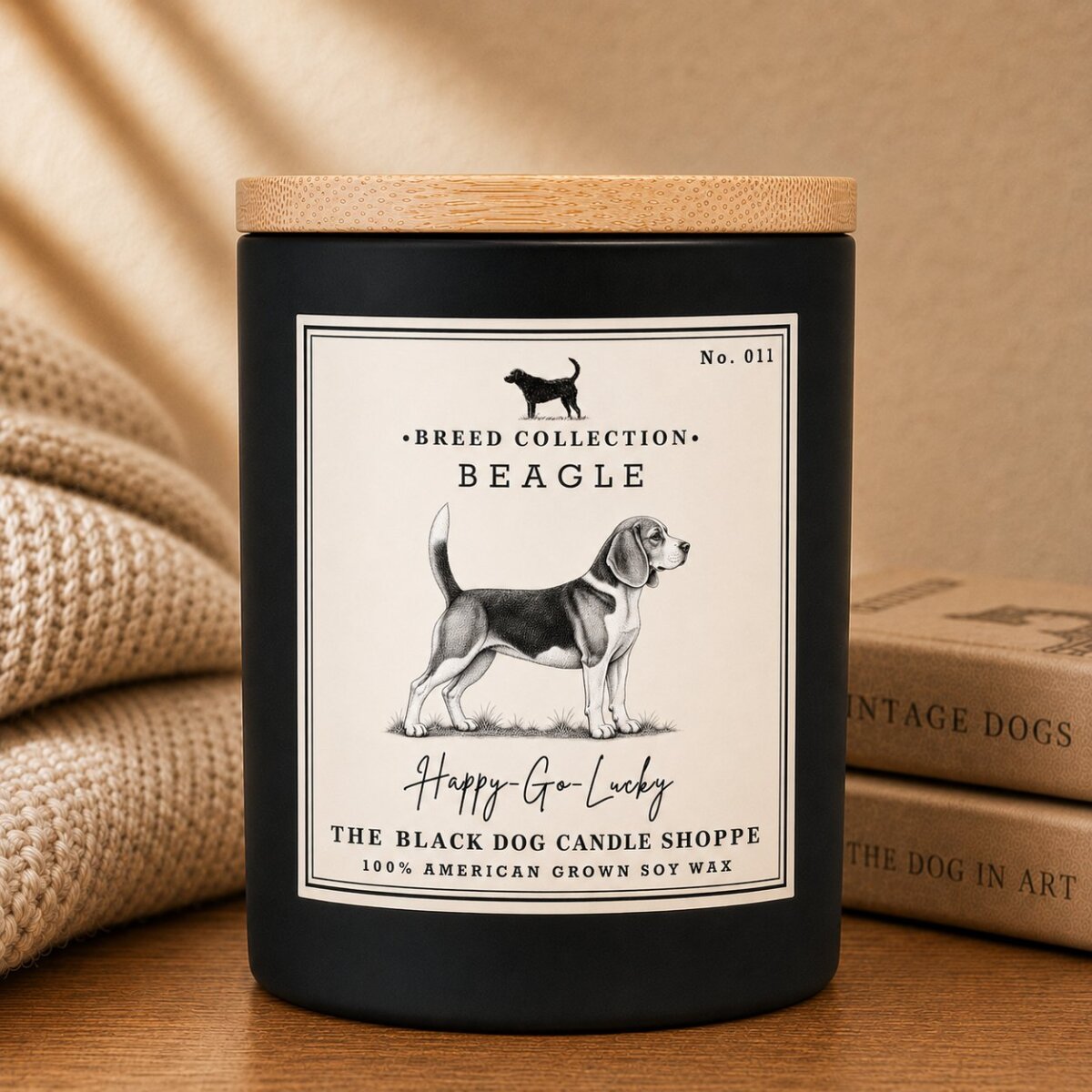 Downloaded from Shopify for use with Vendor ID (1042) and Product ID (7045147721860). Product Image for Beagle Dog Breed Candle