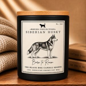Product Image for Siberian Husky Dog Breed Candle