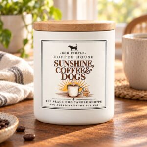Product Image for Sunshine, Coffee and Dogs Lover Candle
