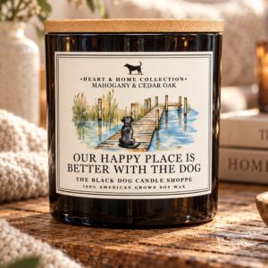 Product Image for Our Happy Place is even Better with the Dog – Mahogany DW