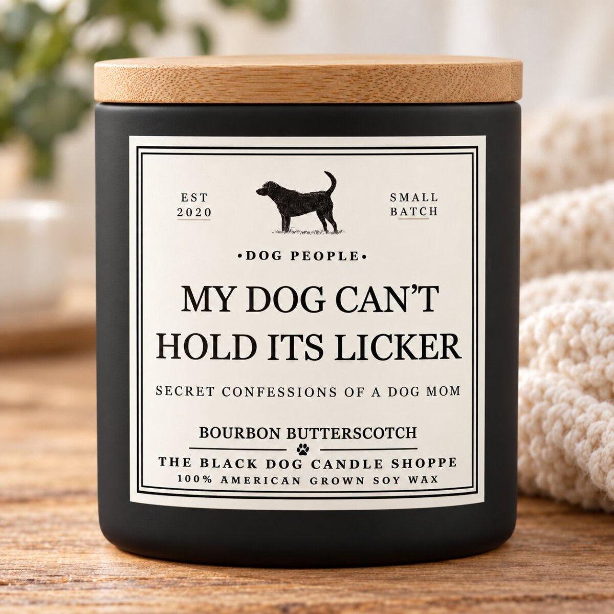 Downloaded from Shopify for use with Vendor ID (1042) and Product ID (7208544796804). Product Image for My Dog Can’t Hold It’s Licker – Secret Confessions of a Dog Mom