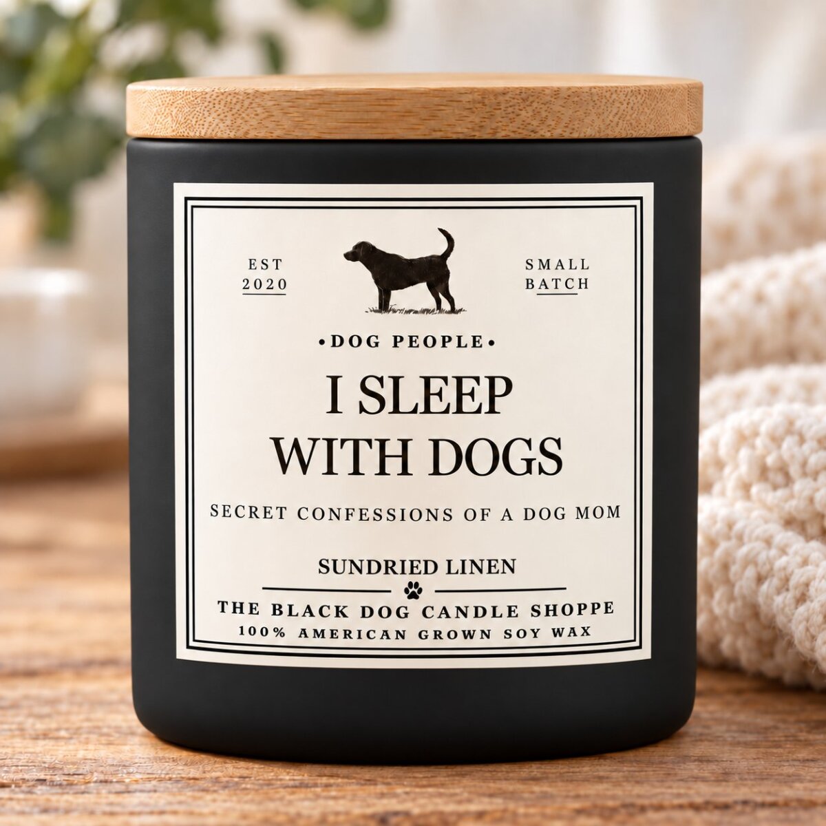 Downloaded from Shopify for use with Vendor ID (1042) and Product ID (7208546074756). Product Image for I Sleep with Dogs – Secret Confessions of a Dog Mom