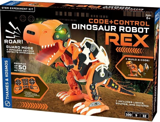 71-qt-A58EL._AC_SX679_ Product Image for Code & Control Dinosaur Robot Rex