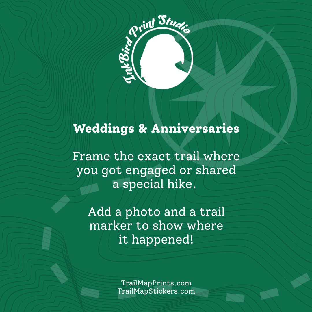 Downloaded from Shopify for use with Vendor ID (932) and Product ID (7268888936512). Product Image for Custom Trail Map Stickers