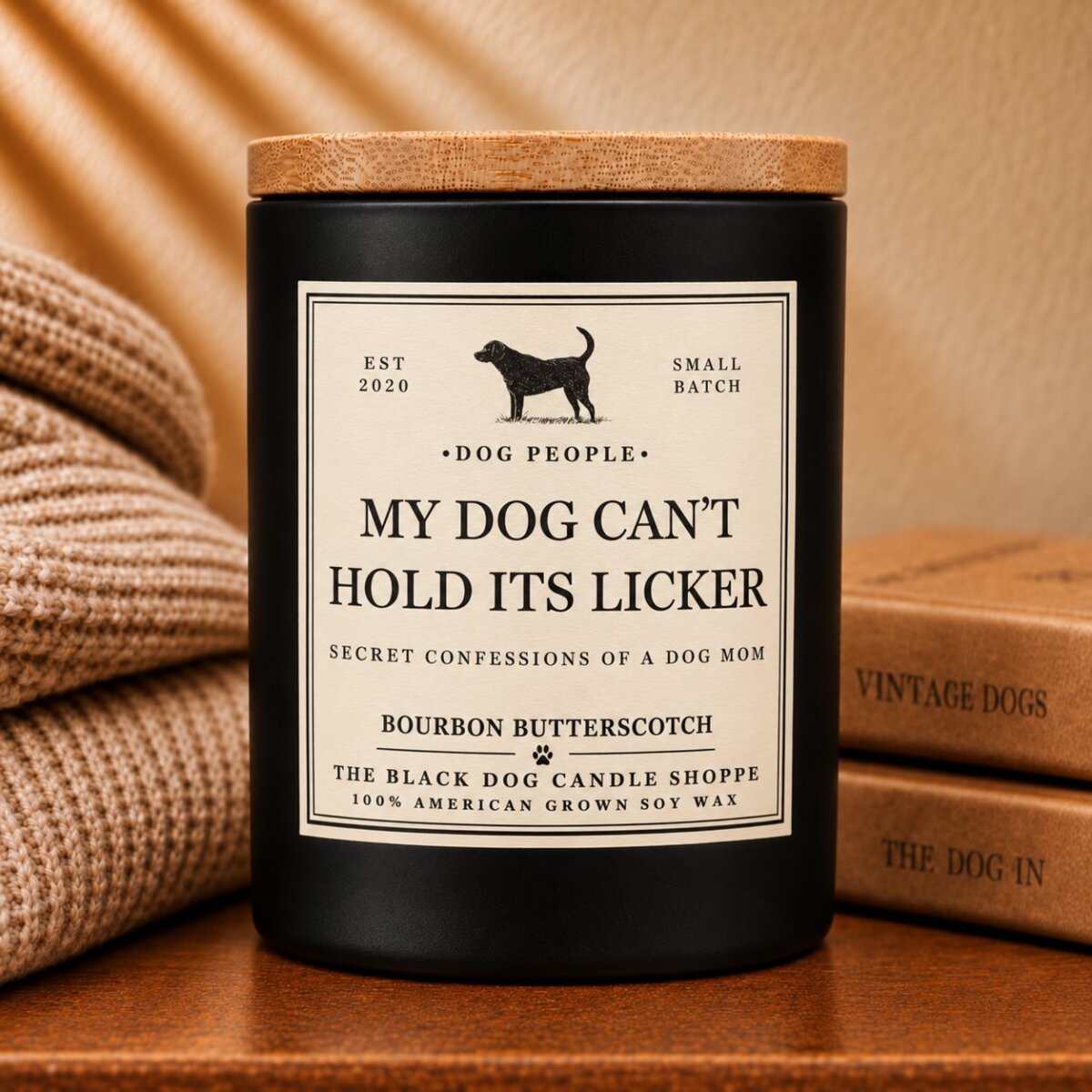 Downloaded from Shopify for use with Vendor ID (1042) and Product ID (7208544796804). Product Image for My Dog Can’t Hold It’s Licker – Secret Confessions of a Dog Mom