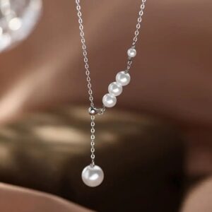 Product Image for Adjustable Toggle Pearl Necklace